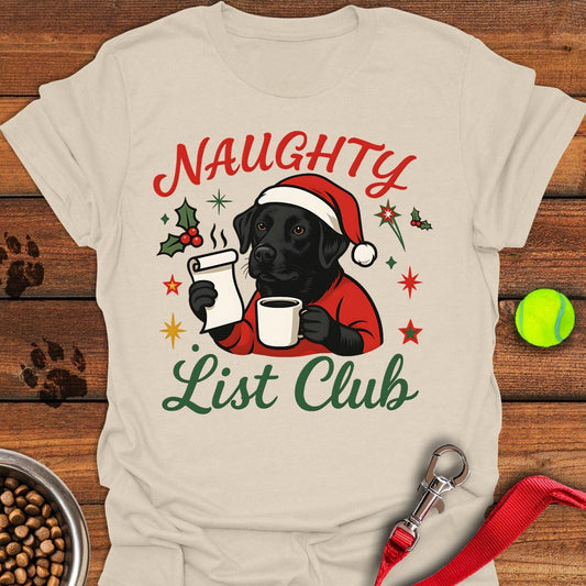 Labrador Christmas T-Shirt Natural