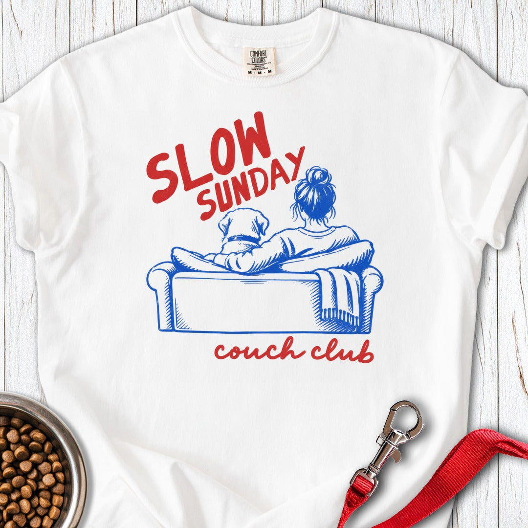 Labrador Couch Club Premium Tee White