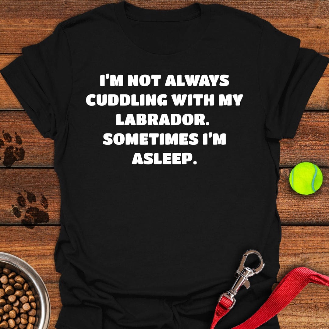 Labrador Cuddling Black