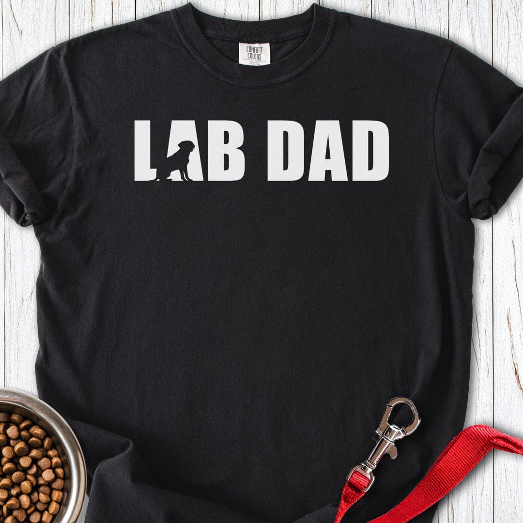 Labrador Dad Premium Tee Black