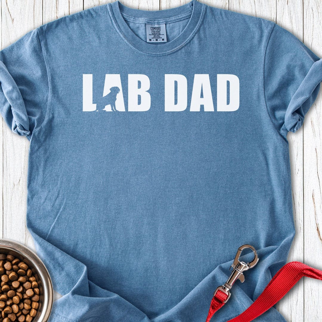 Labrador Dad Premium Tee Blue Jean