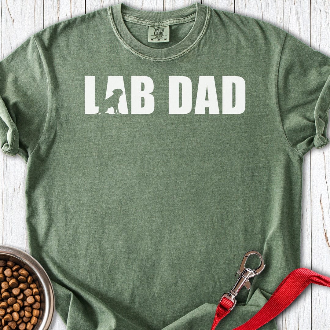 Labrador Dad Premium Tee Moss
