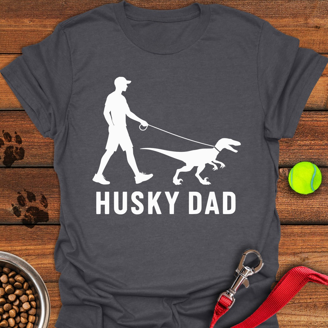 Husky Dad Velociraptor Dark Heather