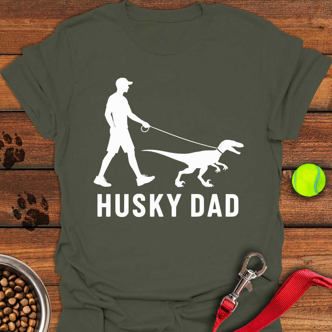 Husky Dad Velociraptor Military Green