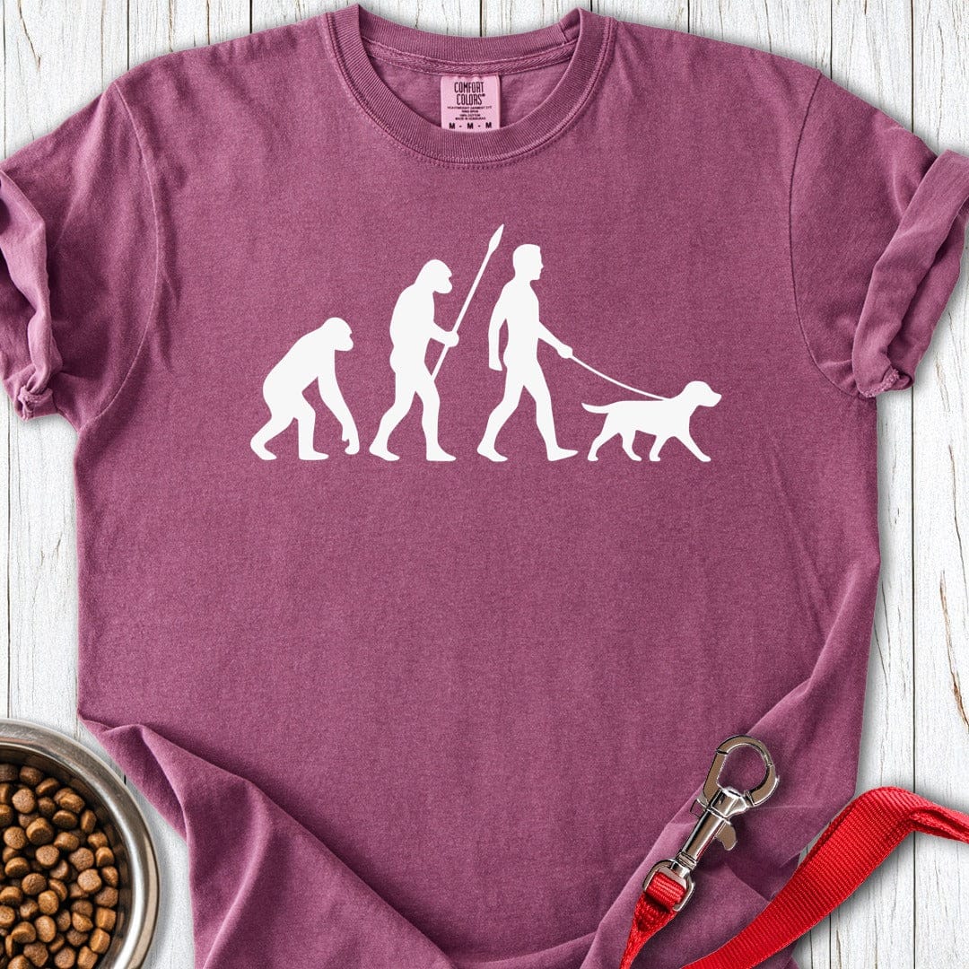Labrador Evolution of Men Premium Tee Berry