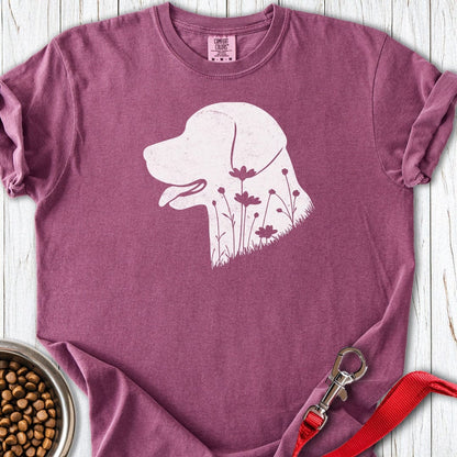 Labrador Flowers Premium Tee Berry