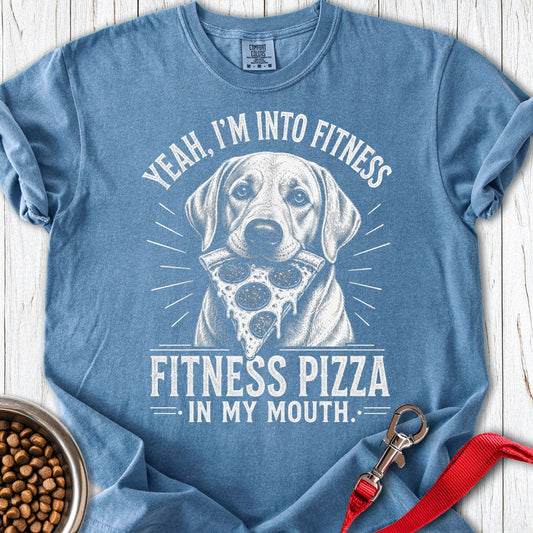Labrador Food Lover Premium Tee Blue Jean