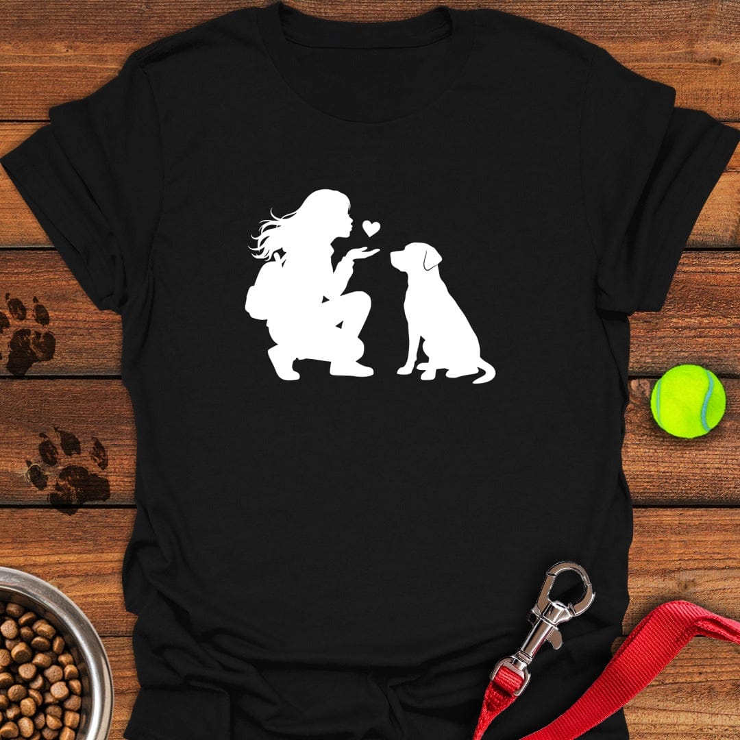 Labrador Girl Love Black