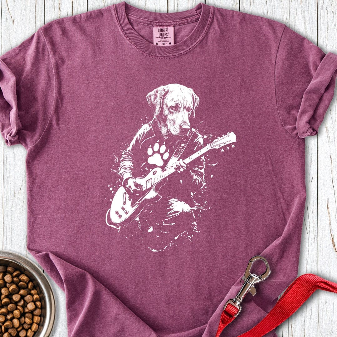Labrador Guitar Premium Tee Berry