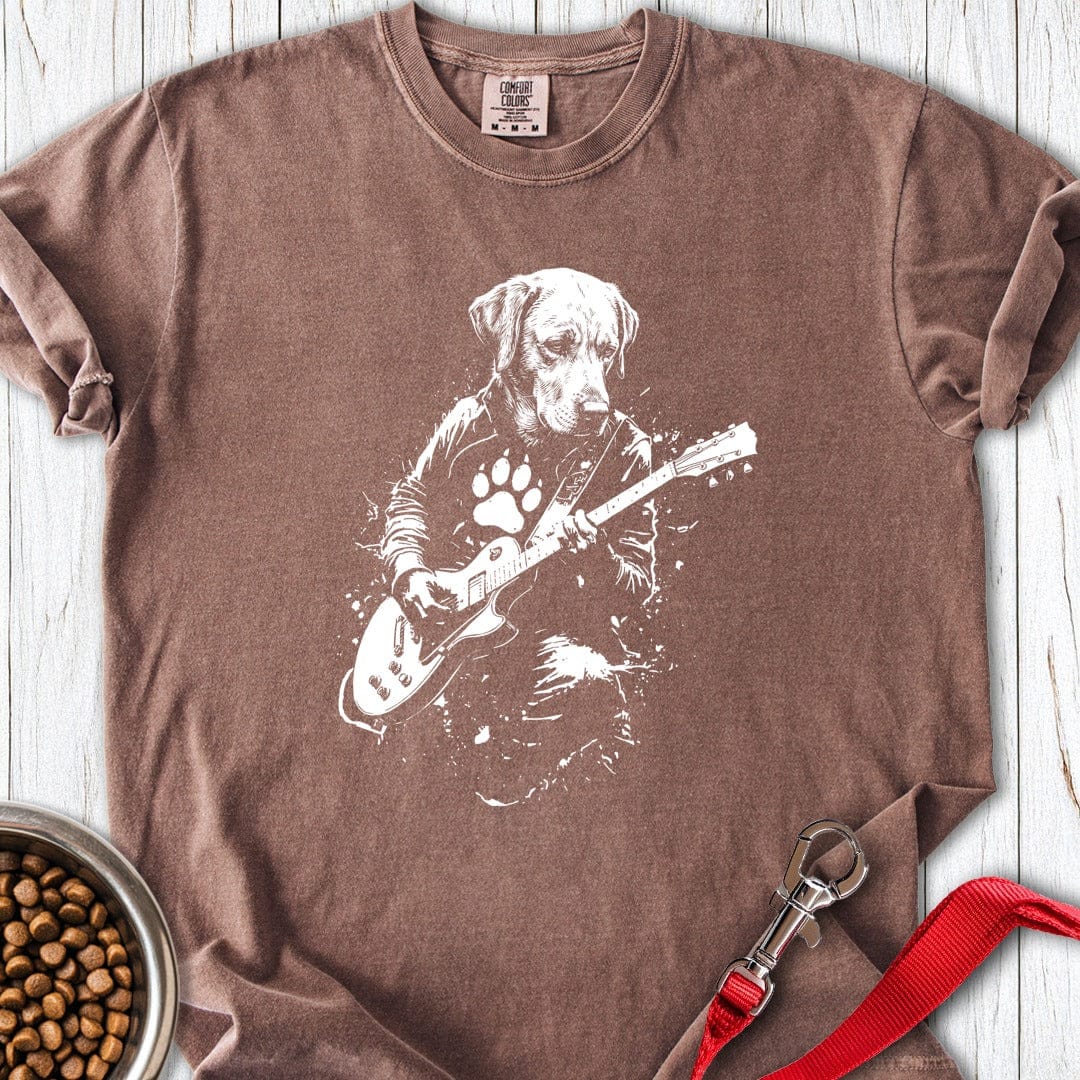 Labrador Guitar Premium Tee Espresso