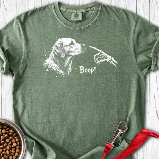 Labrador Halloween Boop Premium Tee Moss