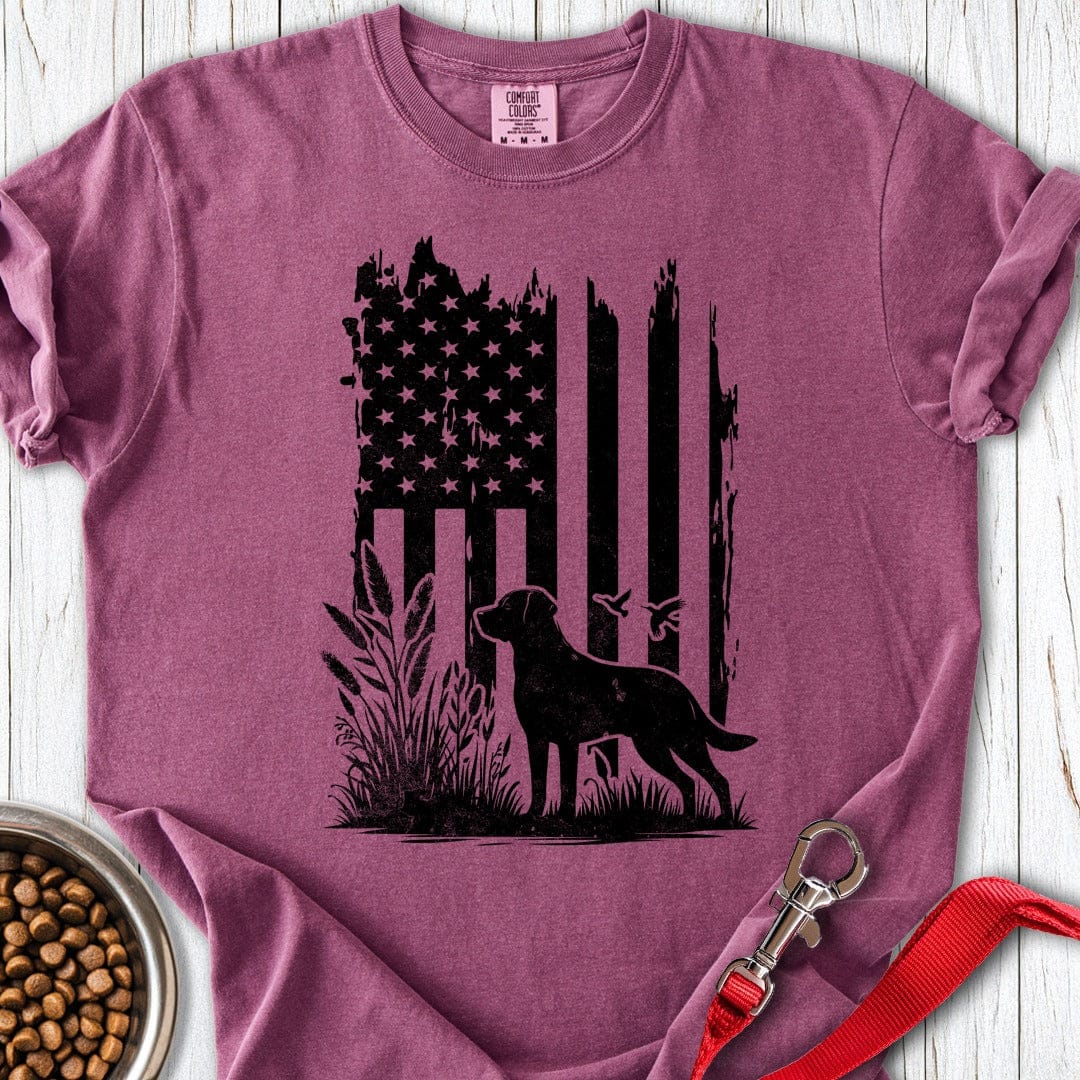 Labrador Hunting Premium Tee Berry