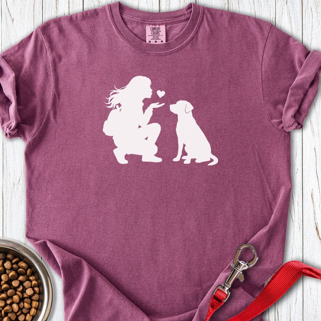 Labrador Kiss Premium Tee Berry