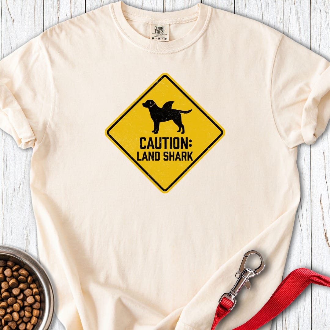 Labrador Land Shark Premium Tee Ivory