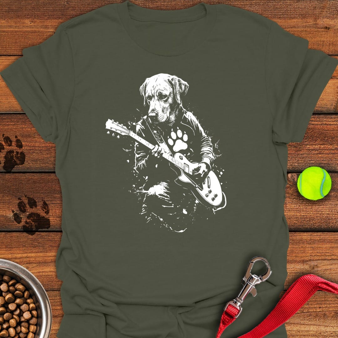 Labrador Left Pawed Rocker Military Green