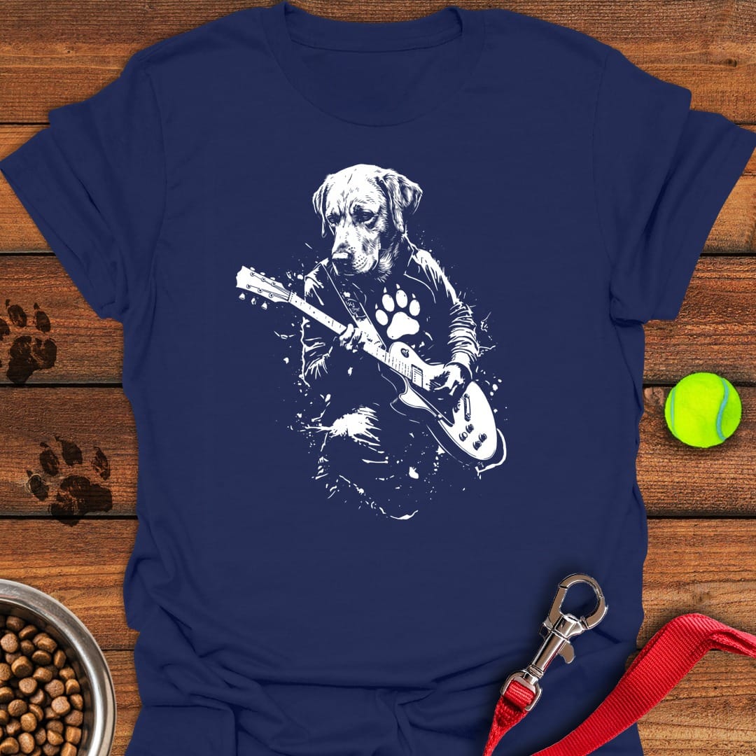 Labrador Left Pawed Rocker Navy
