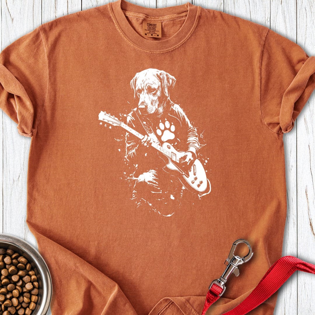 Labrador Left Pawed Rocker Premium Tee Yam