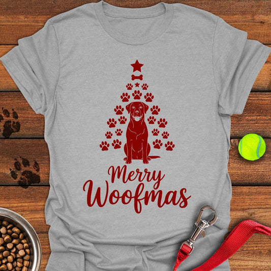 Labrador Merry Woofmas Christmas Sport Grey