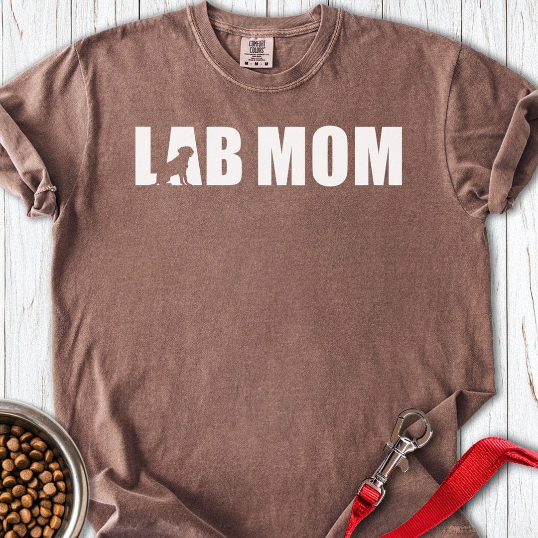 Labrador Mom Premium Tee Espresso