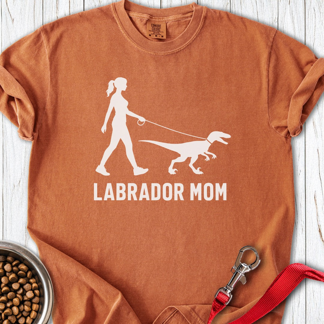 Labrador Mom Velicoraptor Premium Tee Yam