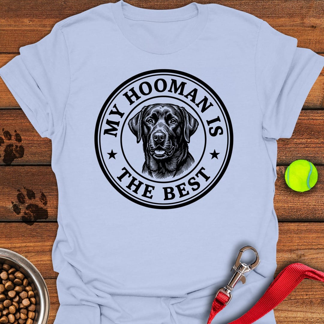 Labrador My Hooman Light Blue