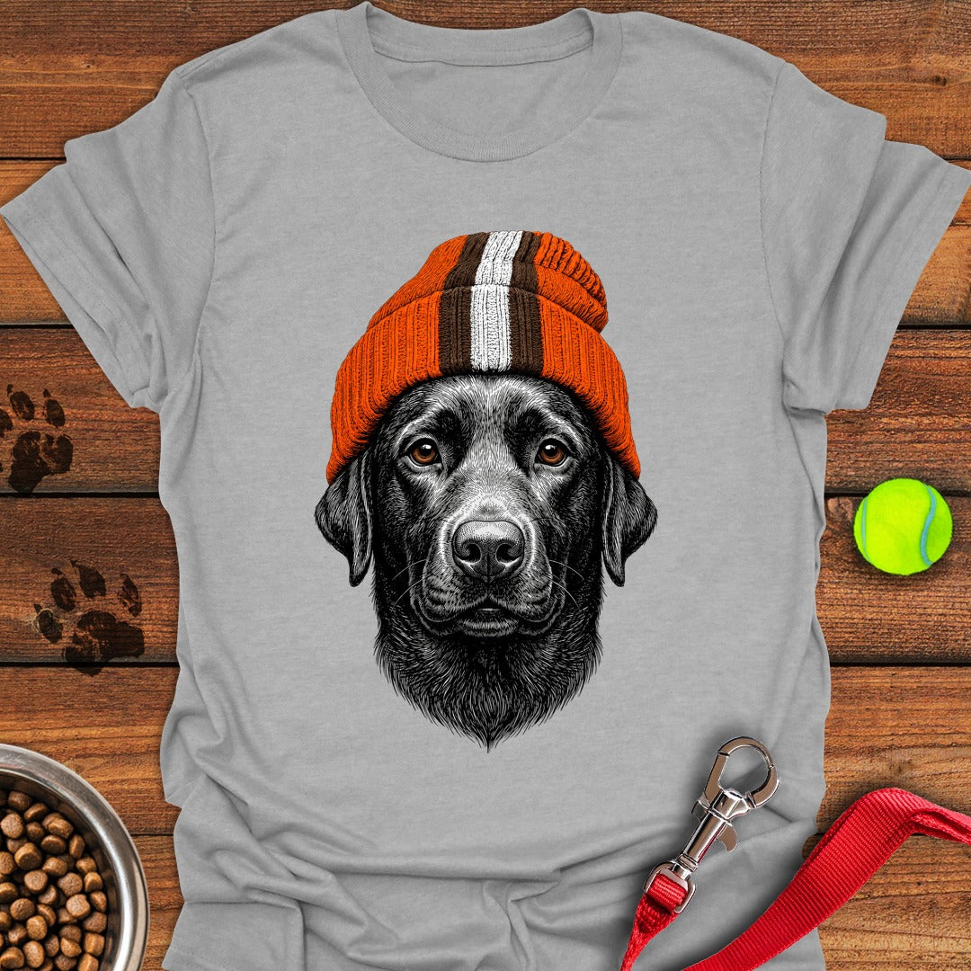Labrador Orange Brown Beanie Sport Grey