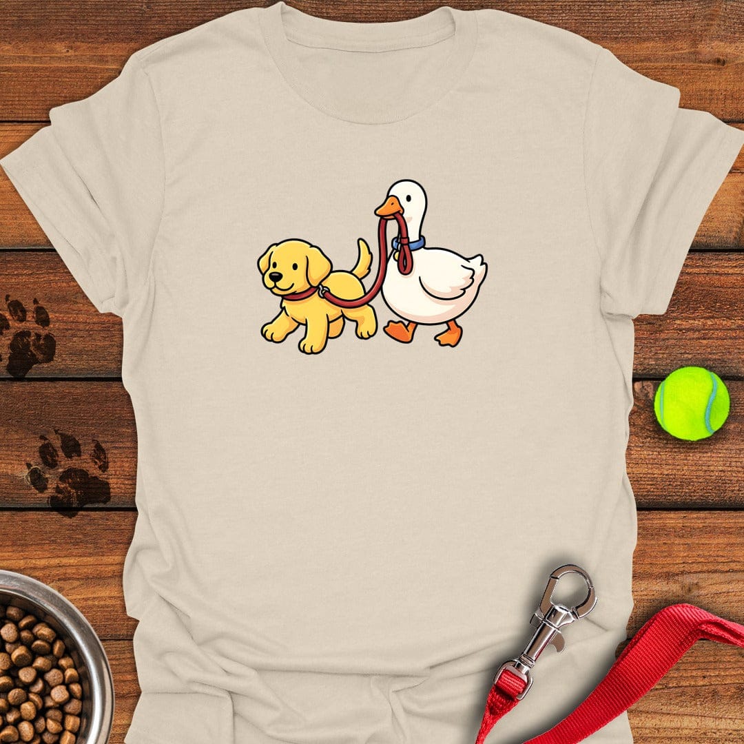 Labrador Puppy and Goose Natural