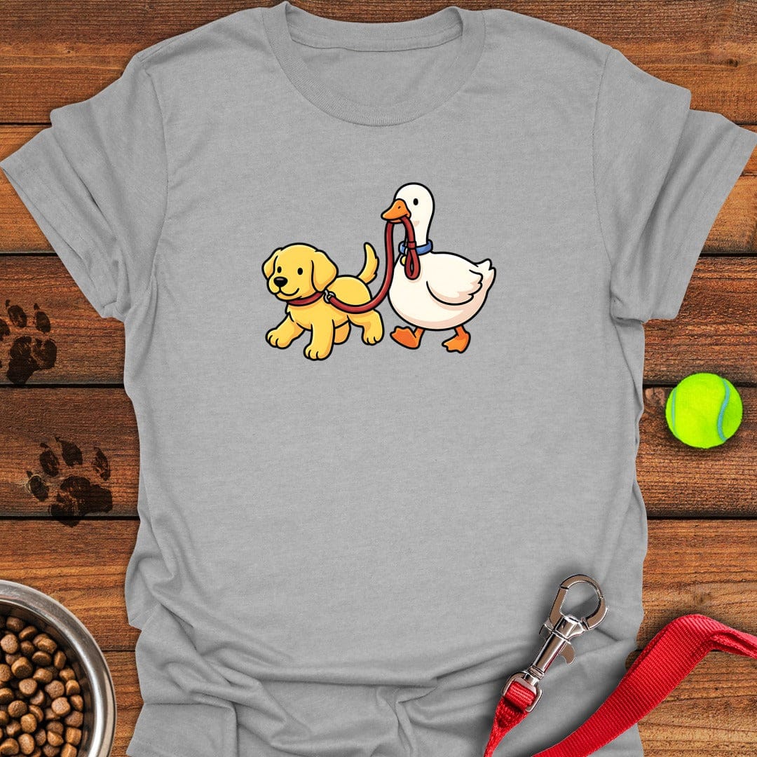 Labrador Puppy and Goose Sport Grey