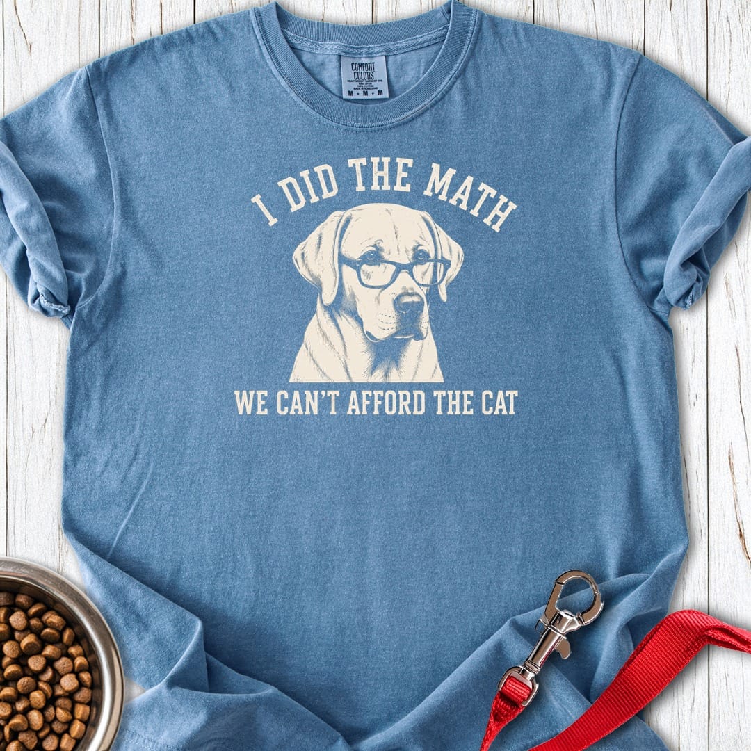 Labrador Retriever Ban the Cat Premium Tee Blue Jean