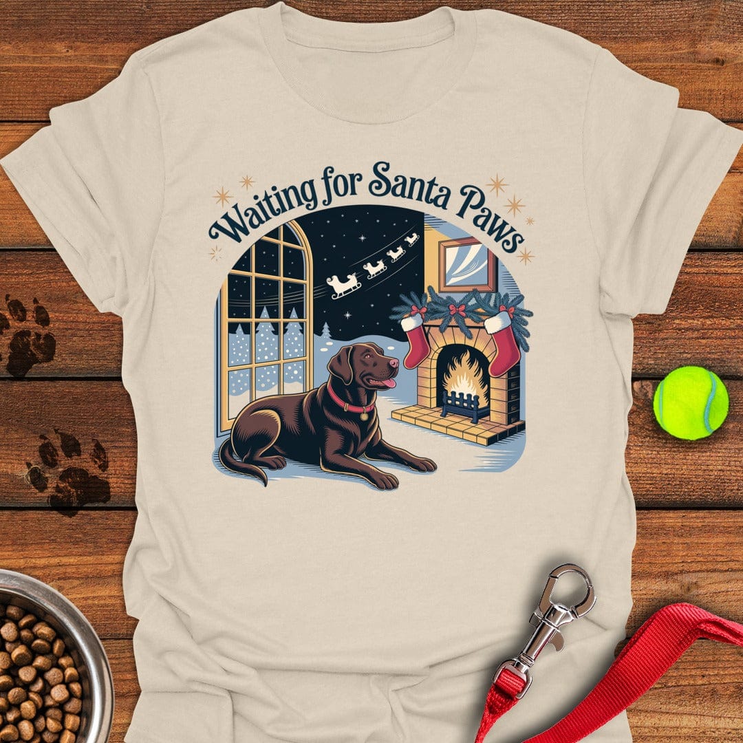 Labrador Santa Paws Christmas Natural