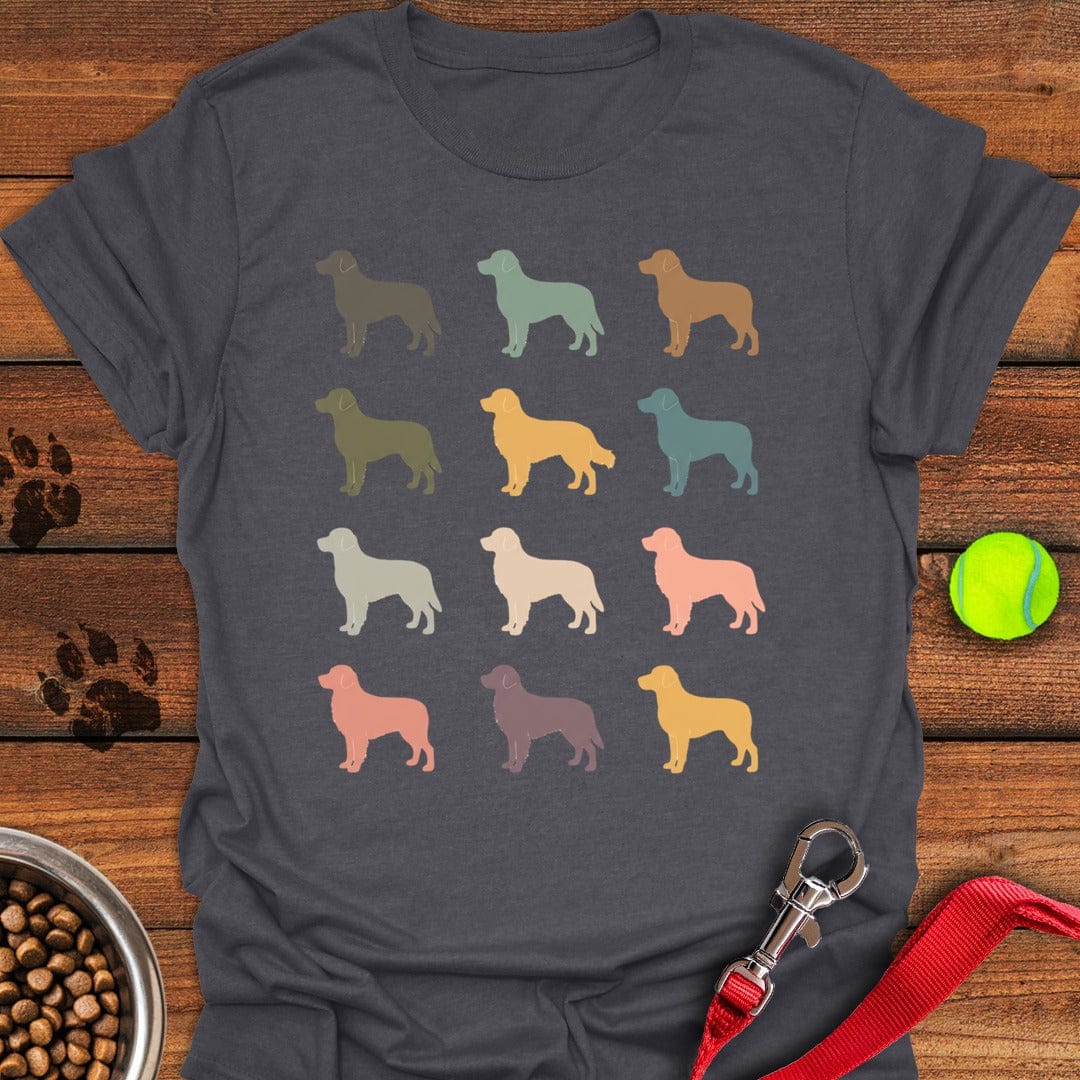 Labrador Silhouettes Dark Heather