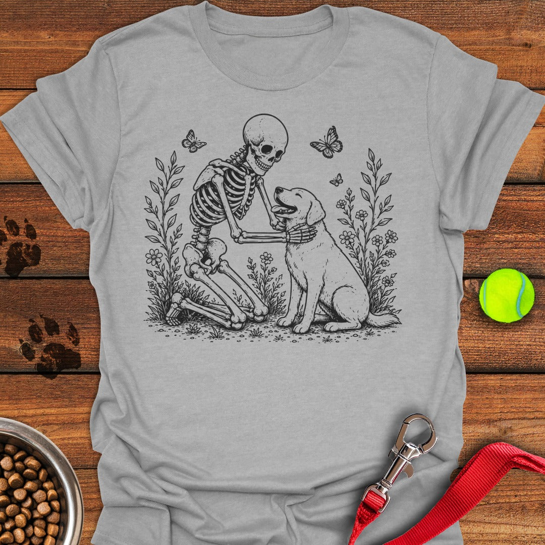 Labrador Skeleton Halloween Sport Grey