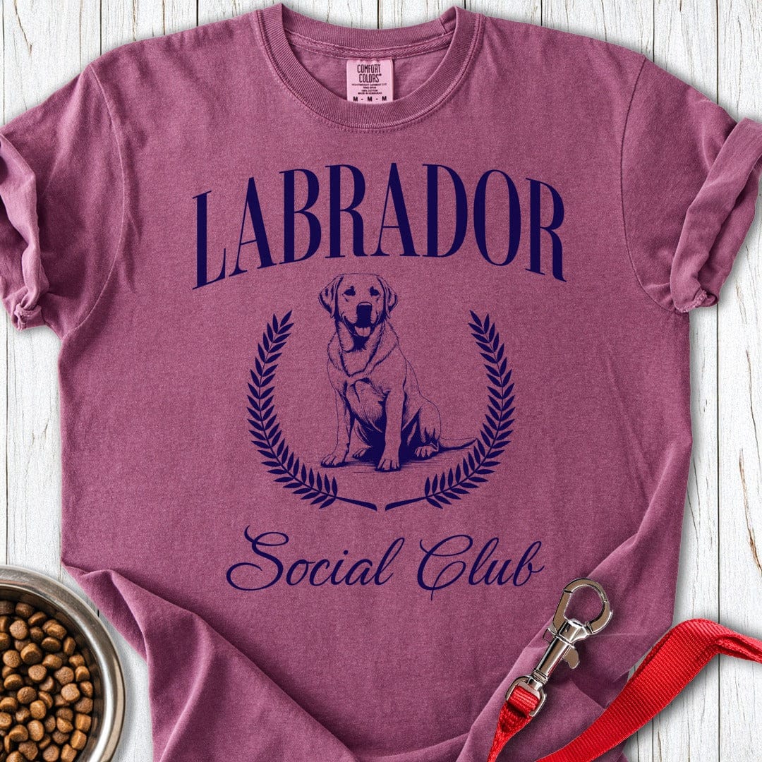 Labrador Social Club Premium Tee Berry