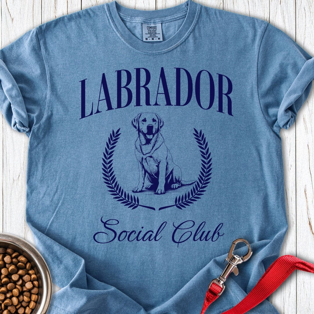 Labrador Social Club Premium Tee Blue Jean