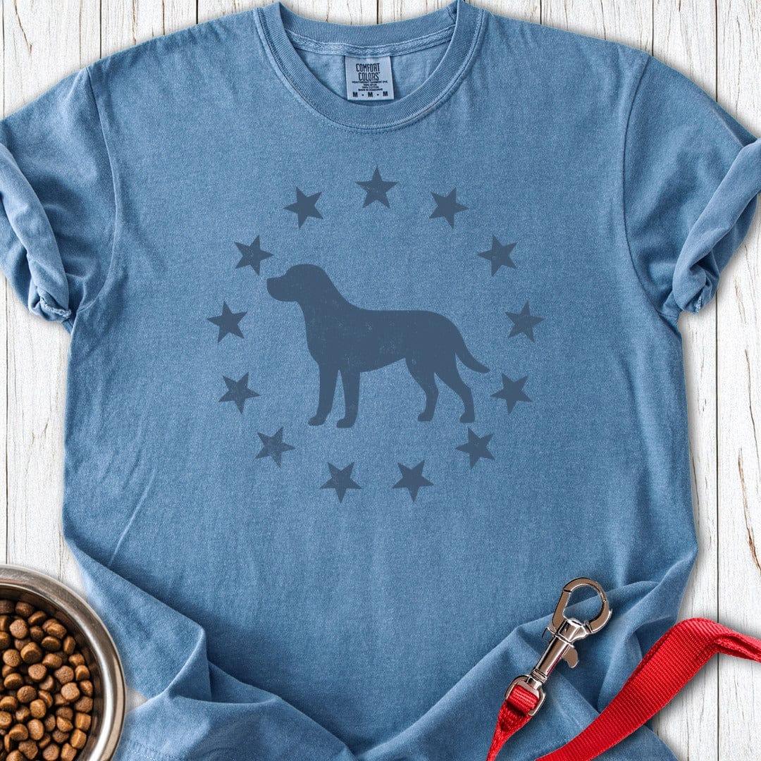 Labrador Stars Premium Tee Blue Jean