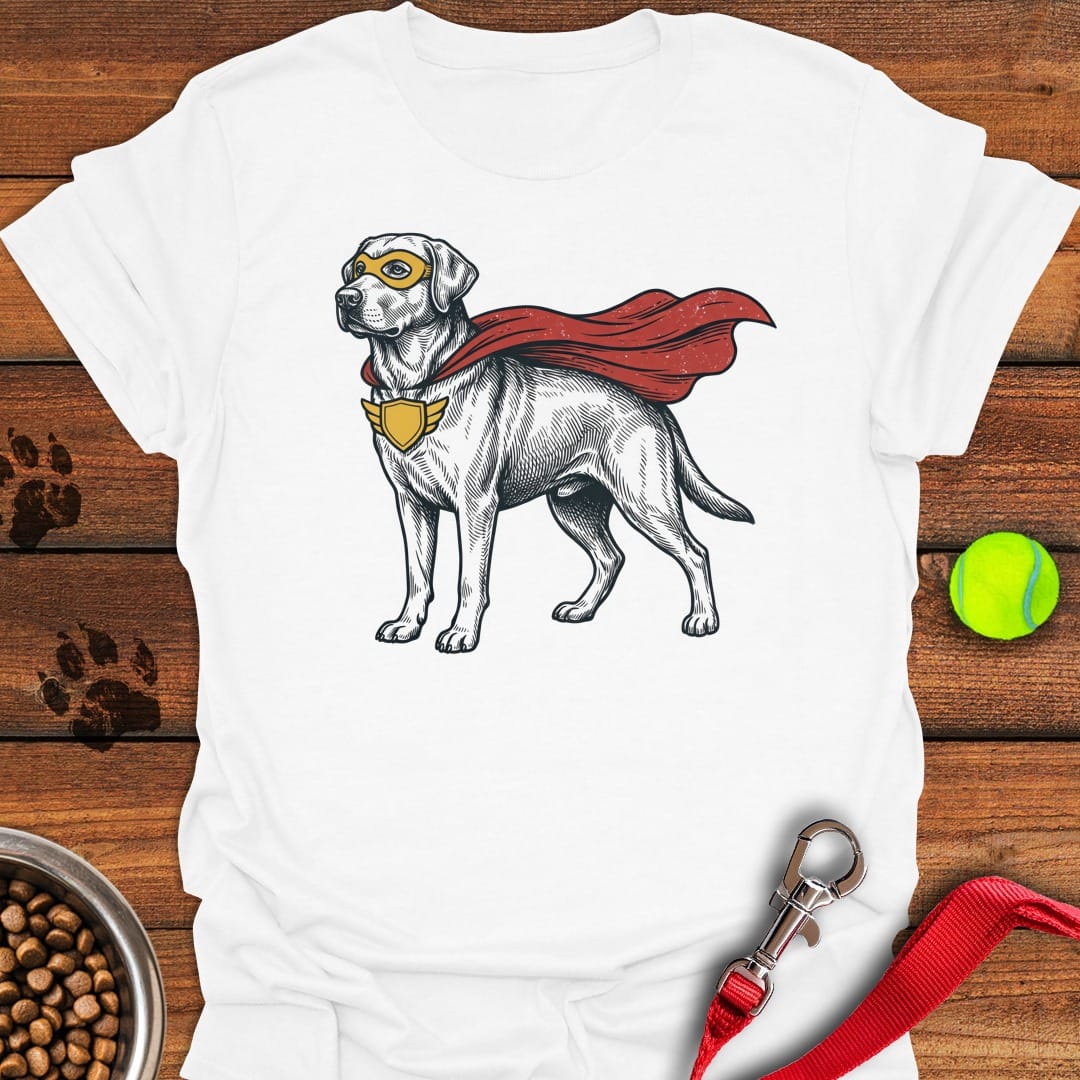 Labrador Superhero White