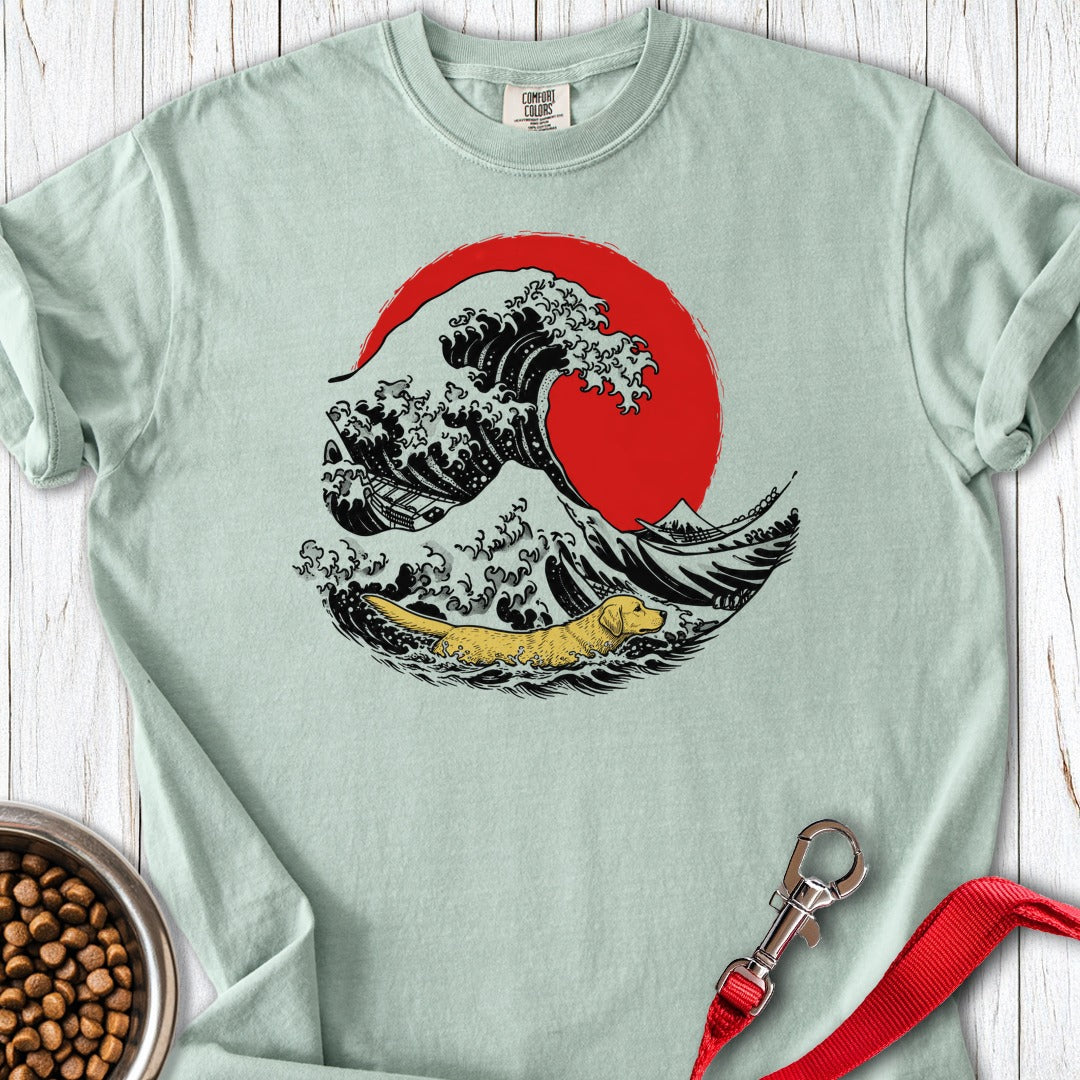 Labrador Swimming Premium Tee Bay