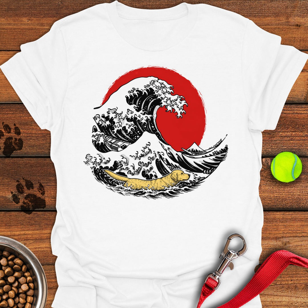 Labrador Swimming White