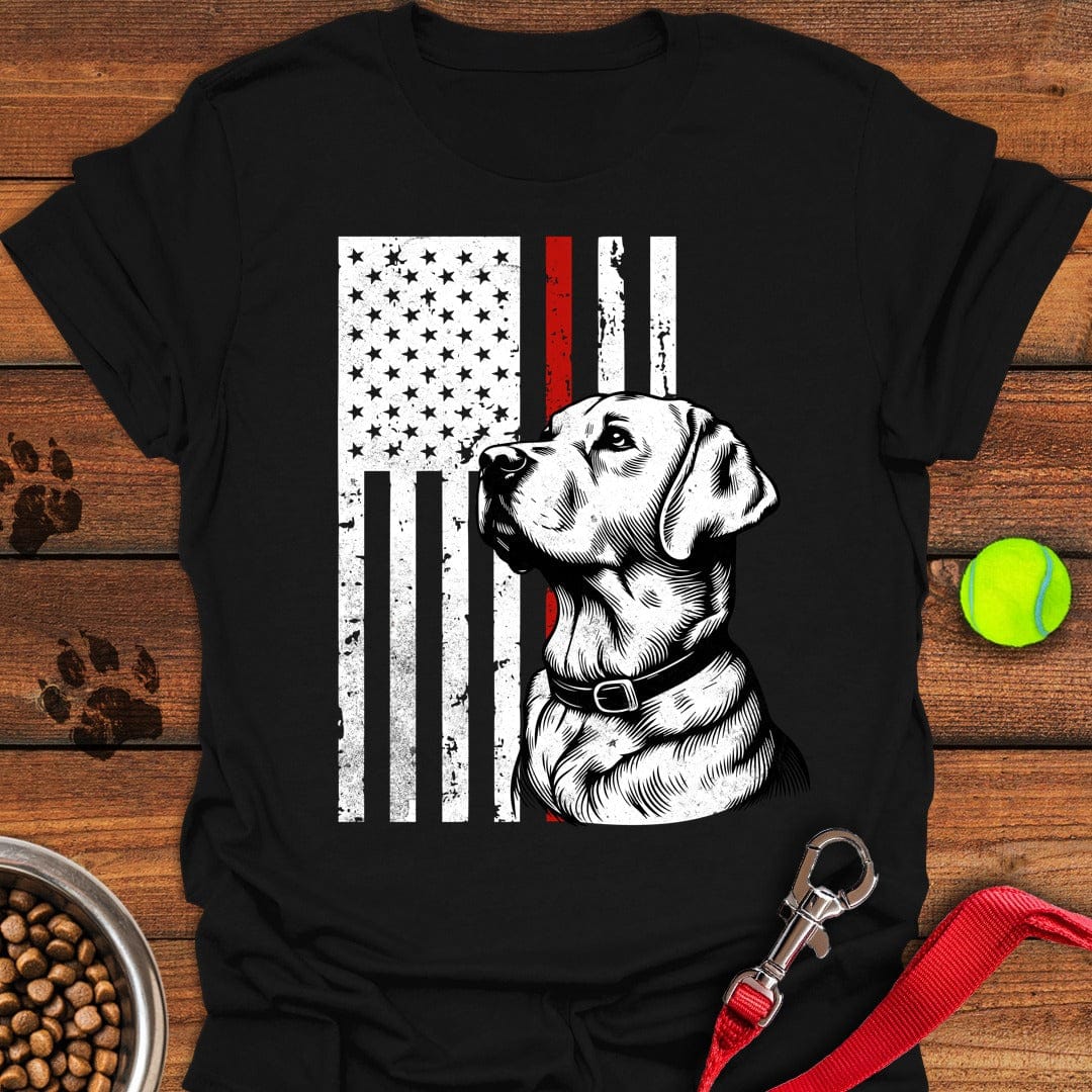 Labrador Thin Red Line Black