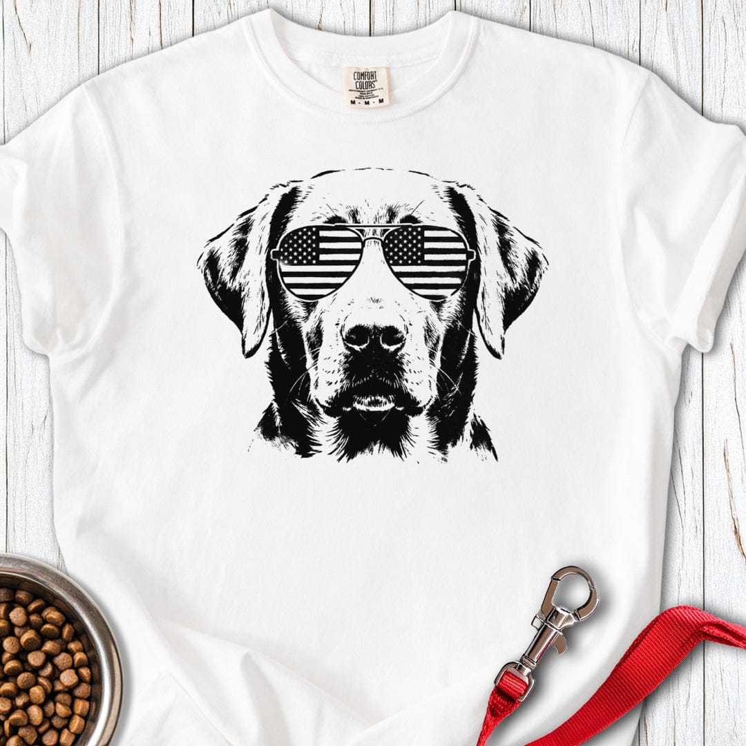 Labrador USA Premium Tee White