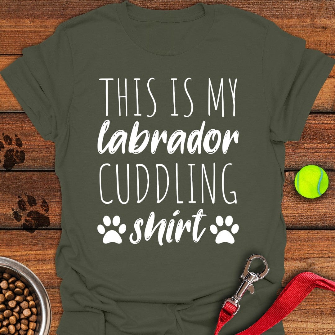 Labrador Cuddling T-Shirt