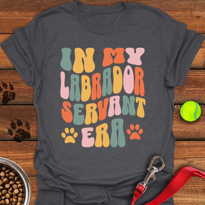 In My Labrador Servant Era T-Shirt Dark Heather