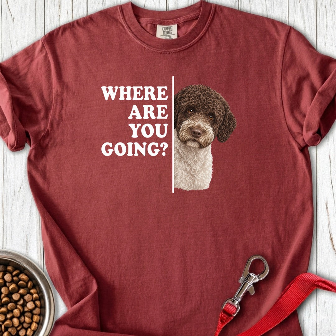Lagotto Alert Premium Tee Brick