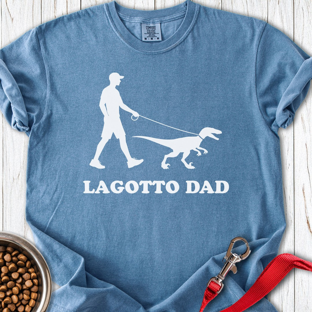 Lagotto Dad Premium Tee Blue Jean