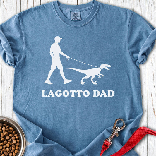 Lagotto Dad Premium Tee Blue Jean