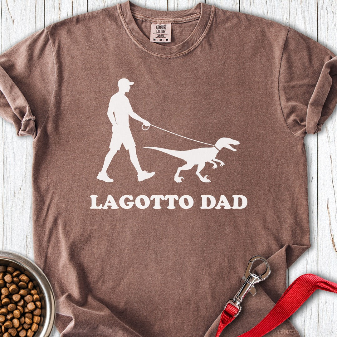 Lagotto Dad Premium Tee Espresso