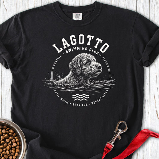 Lagotto Swimming Club Premium Tee Black