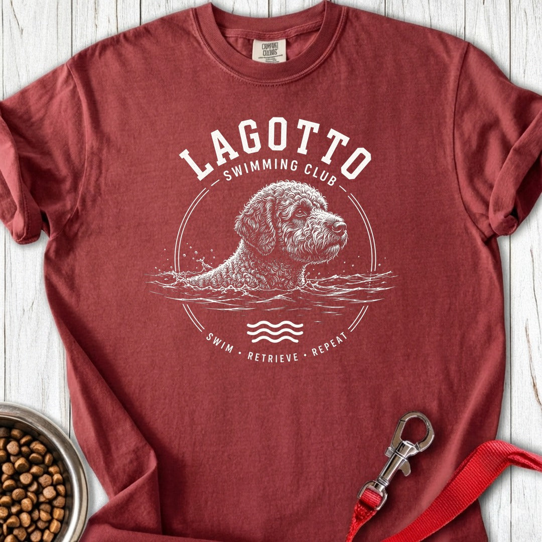 Lagotto Swimming Club Premium Tee Brick