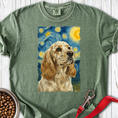 Lemon Roam Spaniel van Gogh Premium Tee Moss