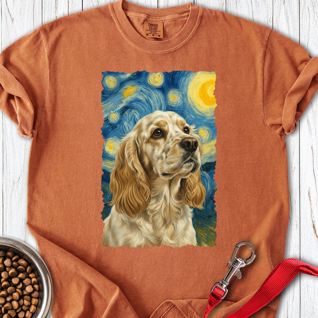 Lemon Roam Spaniel van Gogh Premium Tee Yam